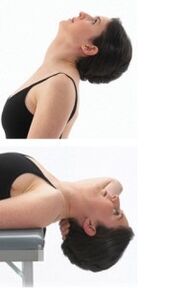 gimnasia para el cuello para la osteocondrosis